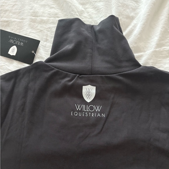 Willow Equestrian Grey Turtleneck Long Top Sleeve Size L, Brand new with tags - Picture 3 of 4